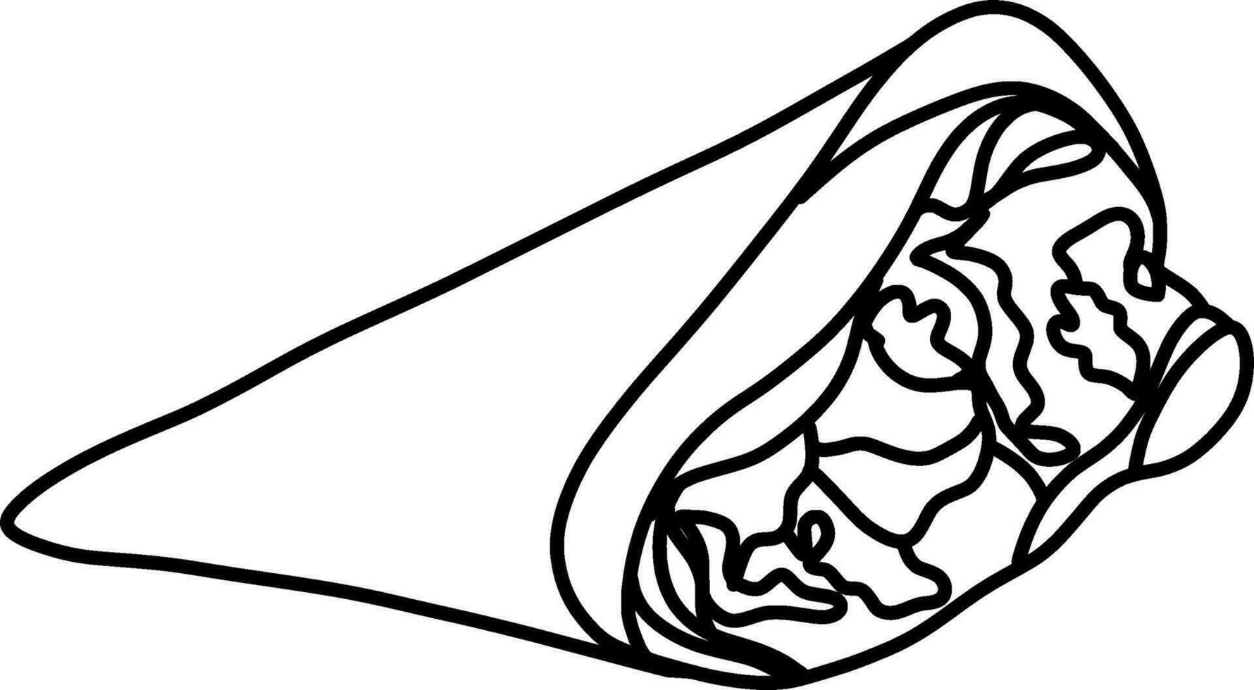 Sketch of Crepes vector
