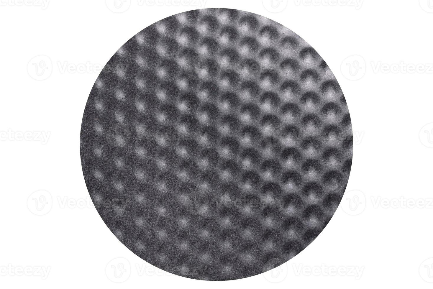 Round cake pan, tray or mould on a black concrete background photo