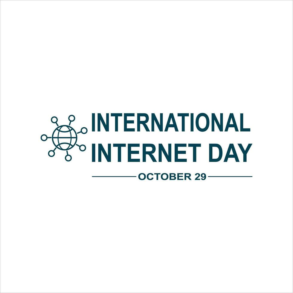 International Internet Day. International Internet day Vector illustration concept background. Internet day creative concept.Web