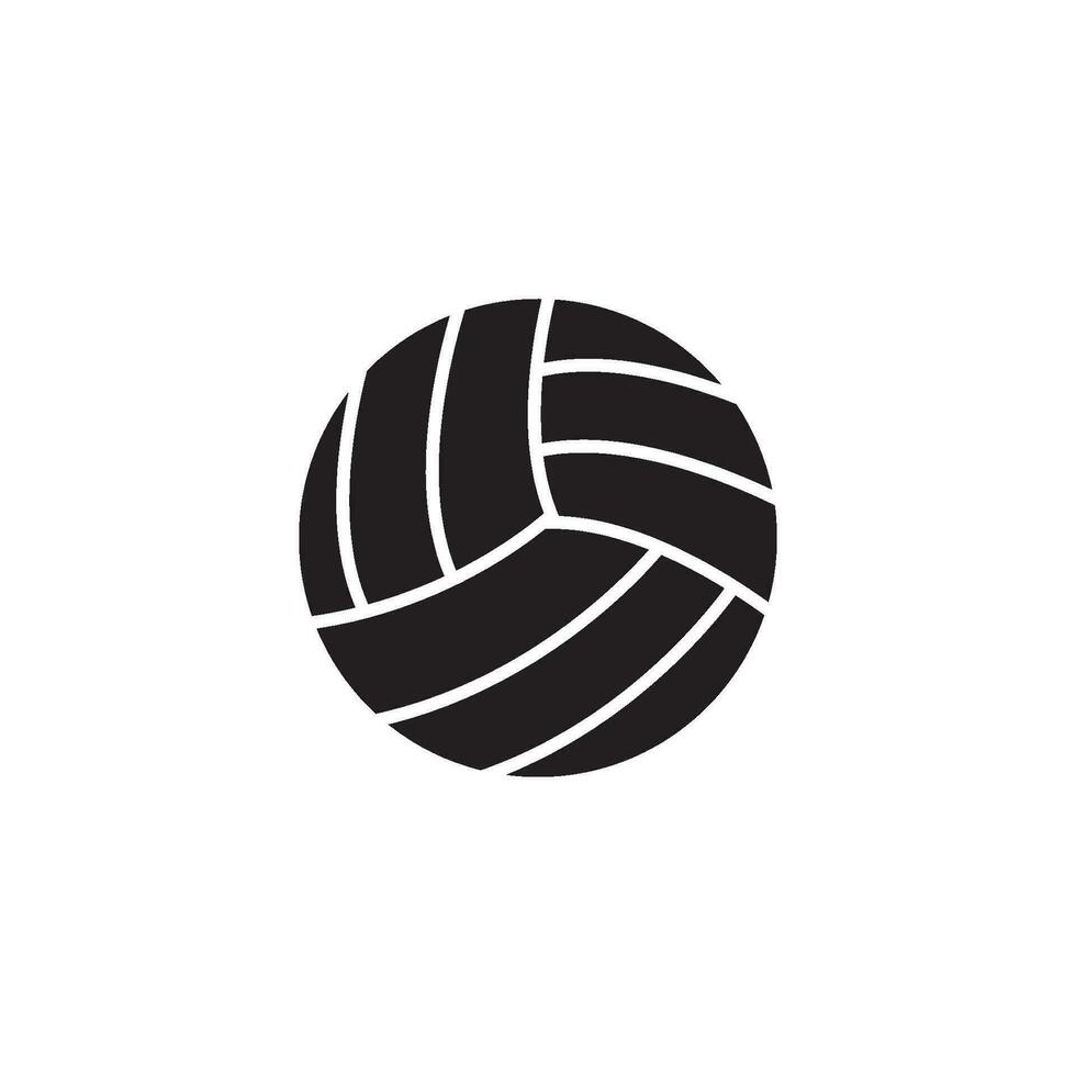 Volleyball logo icon design vector illustration