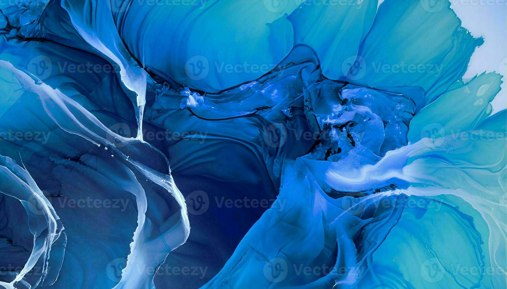 AI-Generated, Abstract background of acrylic paint in red tones. Marbling texture design, Abstract background with blue and white acrylic paints. photo