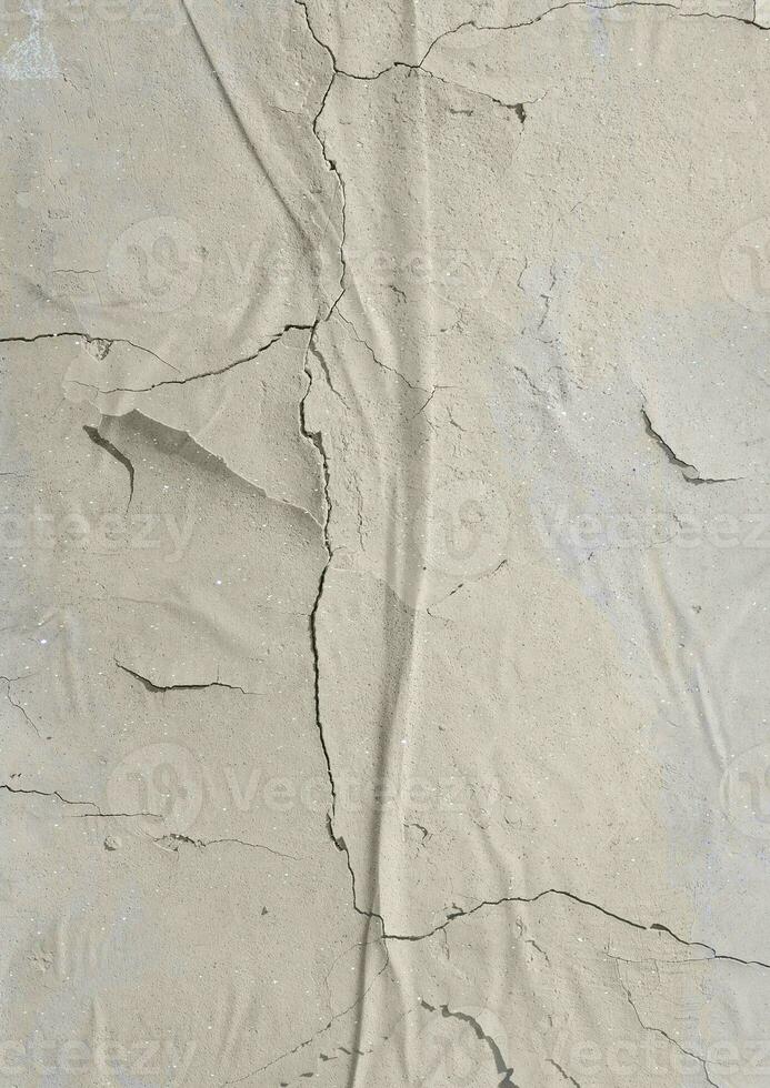 paper on wall overlay effect, grunge folded halftone shapes and texture, retro and stained effect photo