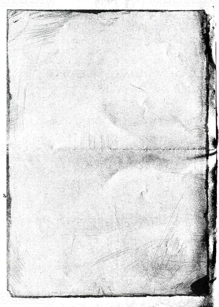 Rough Damaged Grunge Wrinkled Creased Folded Paper Cut. Authentic Distressed Overlay Poster Texture. Dust and Scratch. Surface Texture Background. tape effect photo