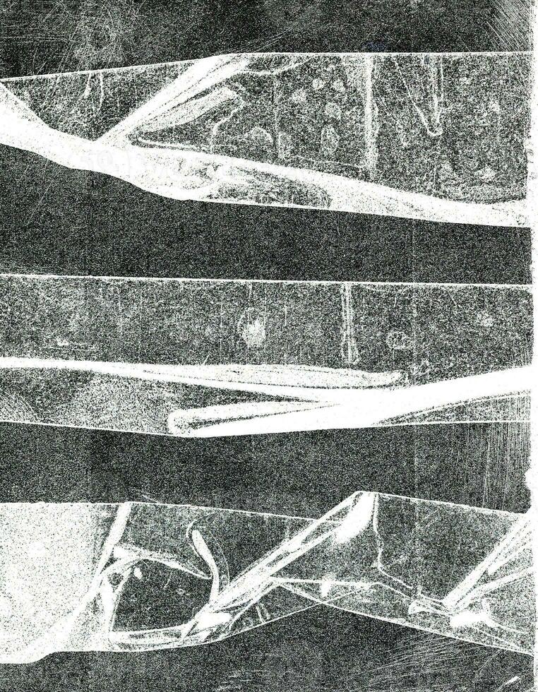Plastic tape wrap on paper crumple, crease, damaged, grunge, wrinkled, dirty and dusty textured, distressed, rustic, Overlay Texture, easy to use with overlay blending option, grey color black white photo