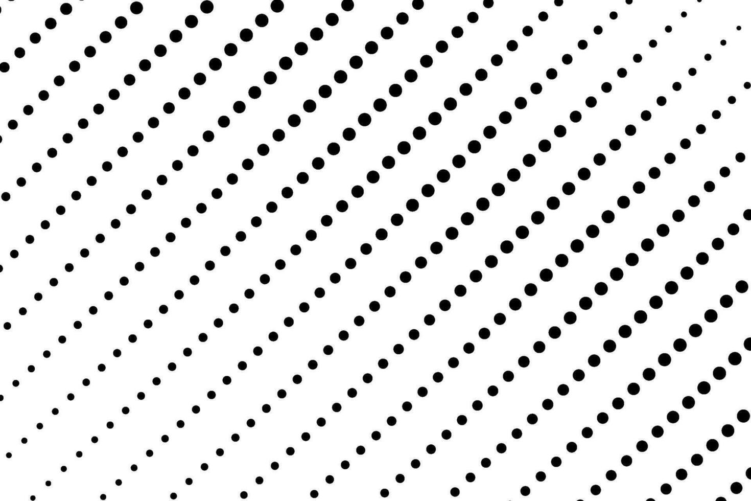 Black dot pattern on white background vector