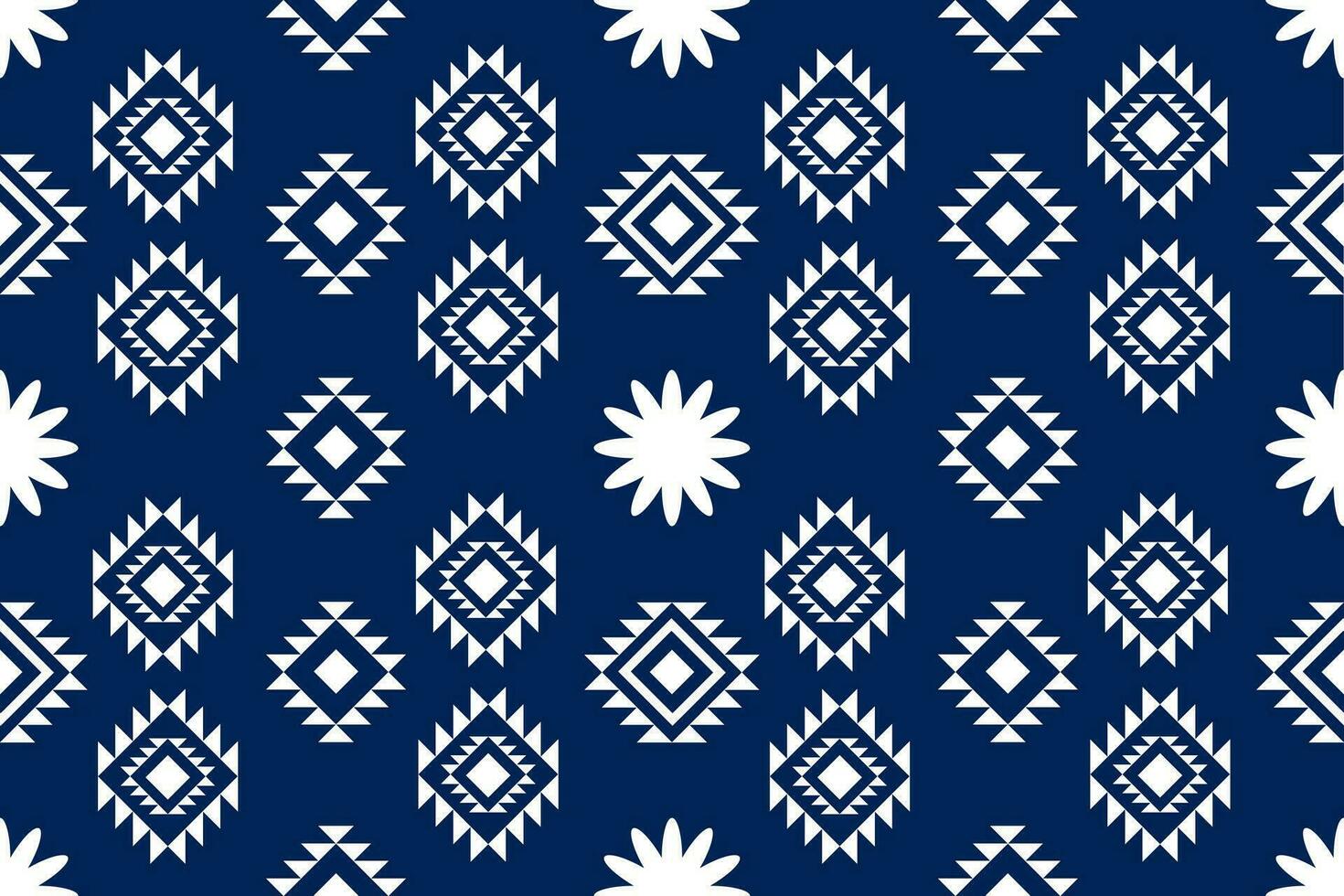 Ikat geometric folklore ornament with diamonds. Tribal ethnic vector texture. Seamless striped pattern in Aztec style. Folk embroidery.