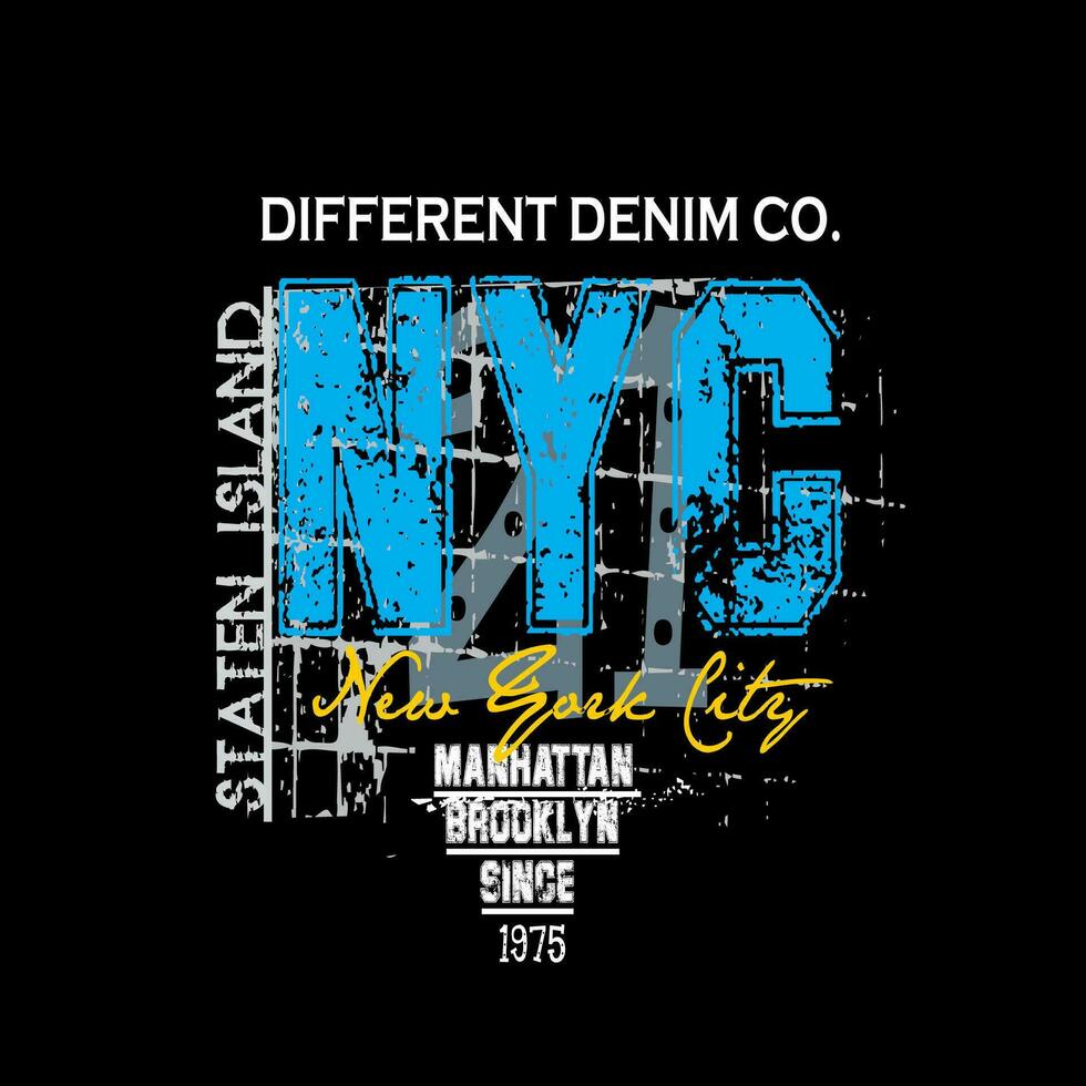 New York city ,stock vector illustration,design graphic t shirt typography,hand drawn shirt print