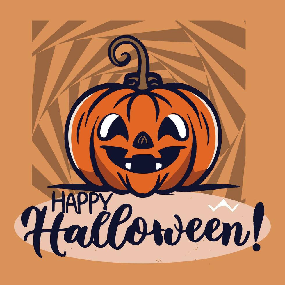 Happy Halloween illustration vector image art