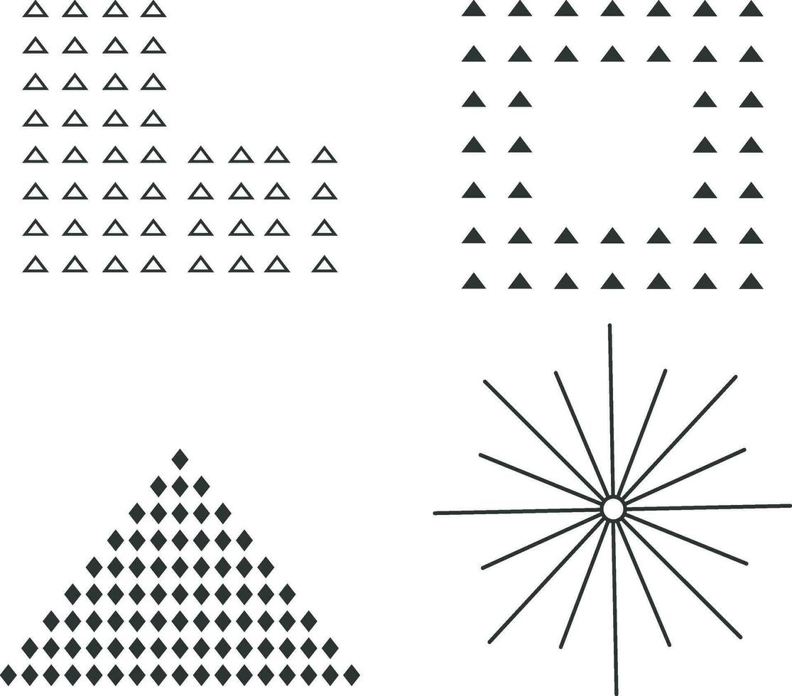 Minimalist Geometric Shape with Simple Design. Vector Illustration