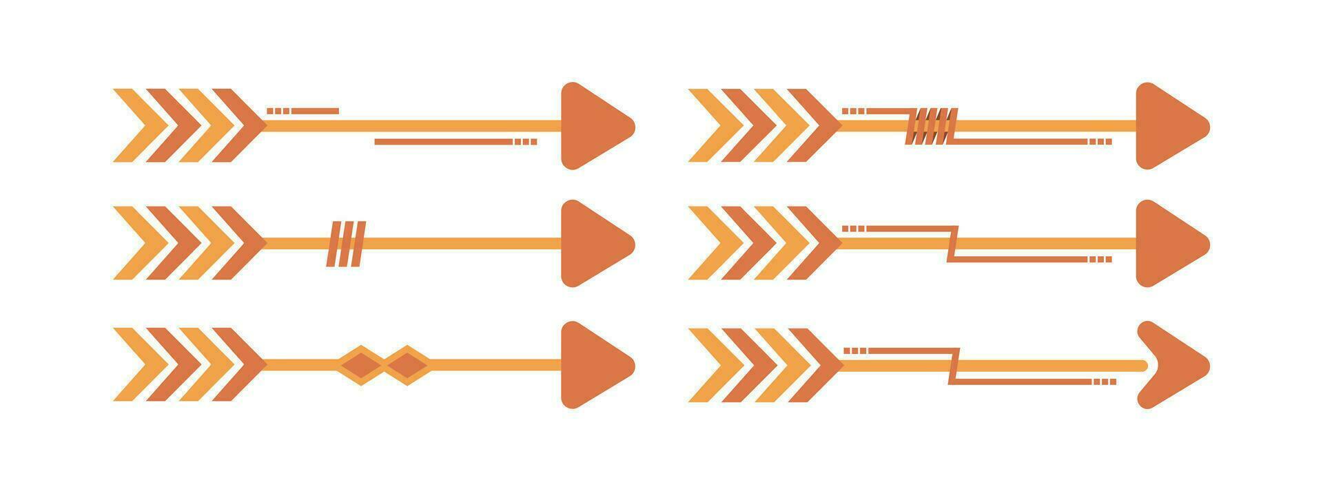 Aesthetic Arrow Element Vector .