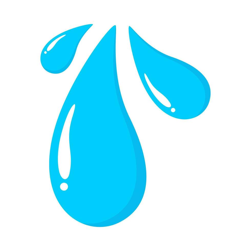 azul agua icono ilustración . agua símbolo icono elemento vector .