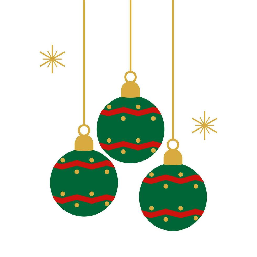 Christmas Decoration Element Illustration Template vector