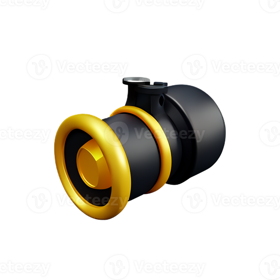 engine 3d rendering icon illustration png