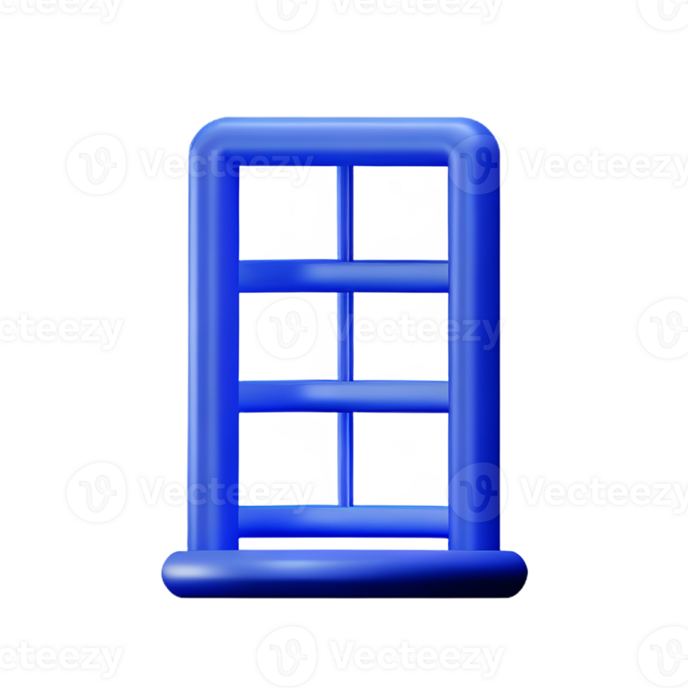 jail 3d rendering icon illustration png