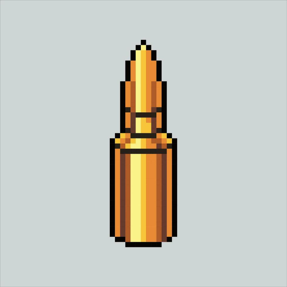 píxel Arte bala. pixelado bala. bala pistola arma íconos antecedentes pixelado para el píxel Arte juego y icono para sitio web y vídeo juego. antiguo colegio retro vector