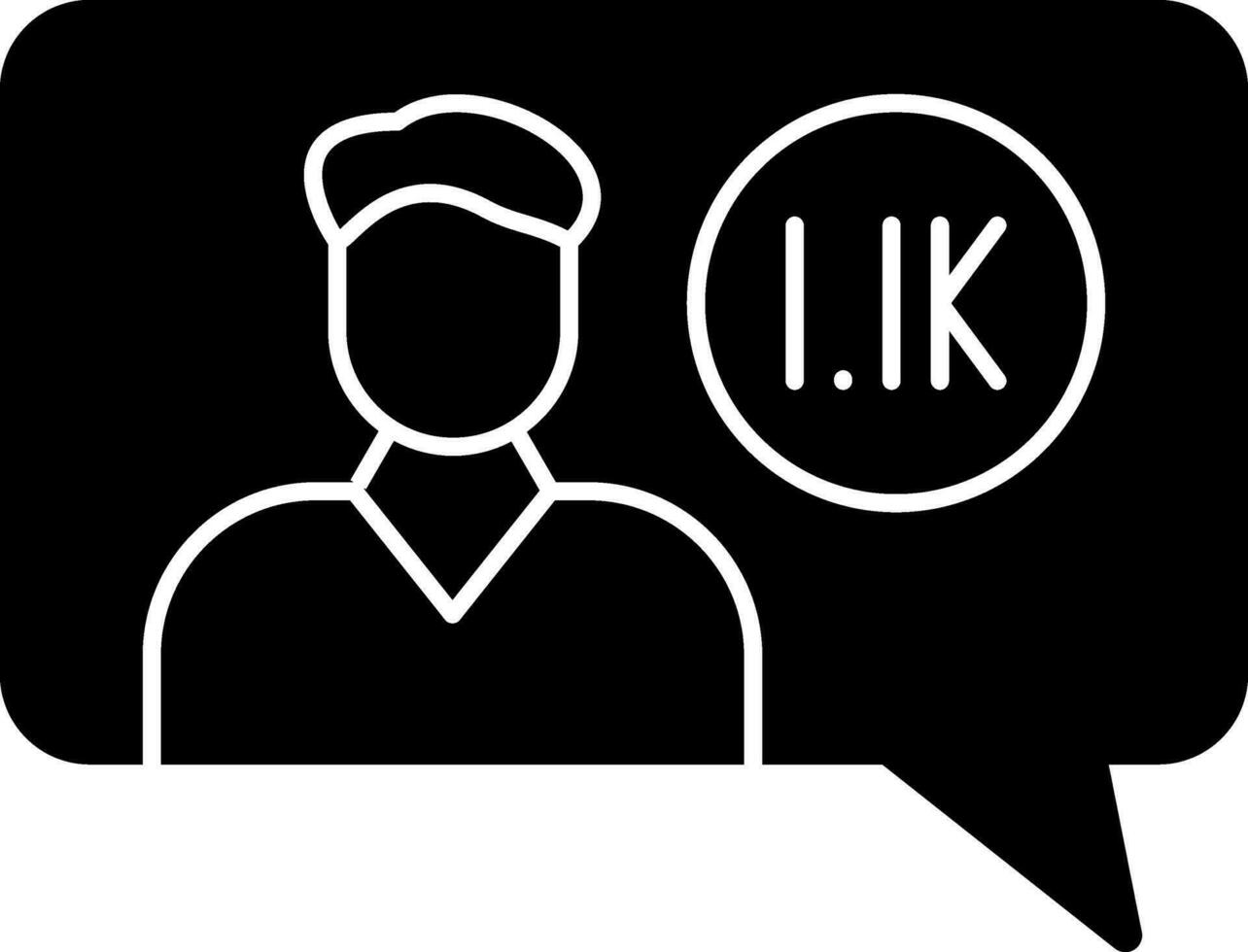 Follower Vector Icon Design