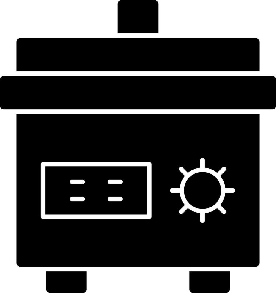 Slow cooker Vector Icon Design