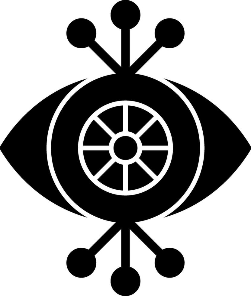 Cyber eye Vector Icon Design