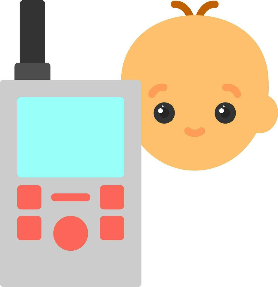 diseño de icono de vector de monitor de bebé
