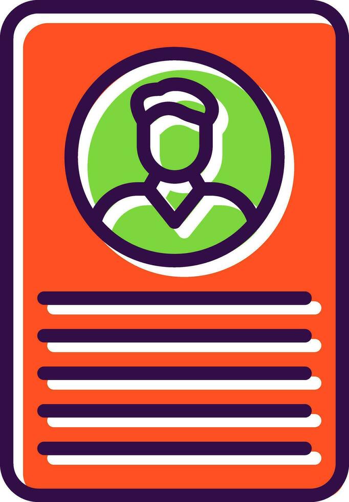Profile Vector Icon Design