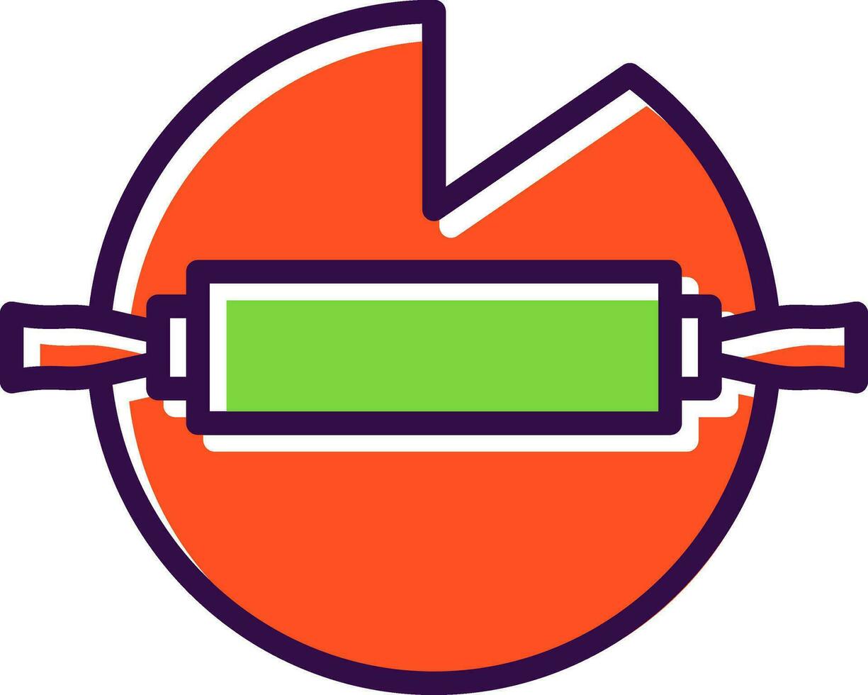 Rolling pin Vector Icon Design