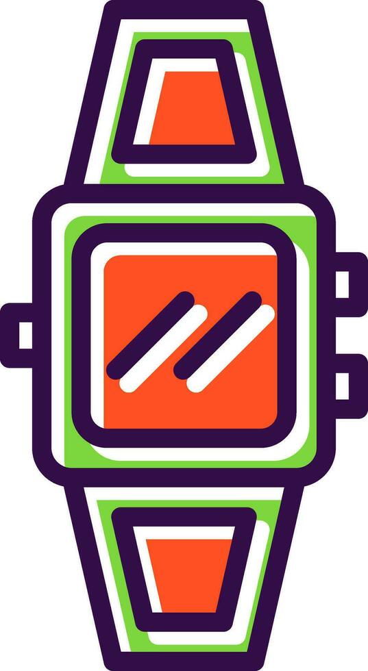 diseño de icono de vector de reloj inteligente