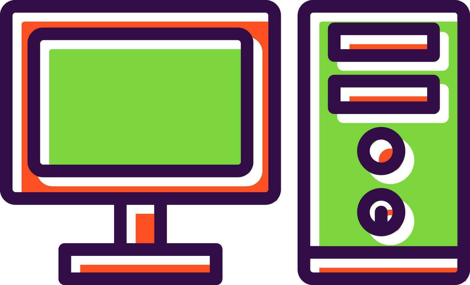 Pc Vector Icon Design