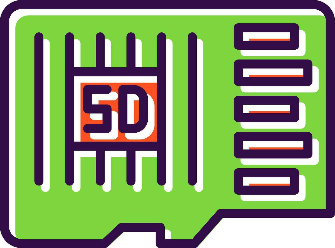 Sd card Vector Icon Design