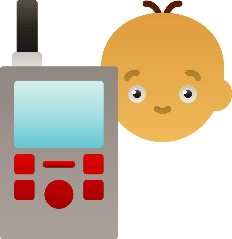 Baby monitor Vector Icon Design