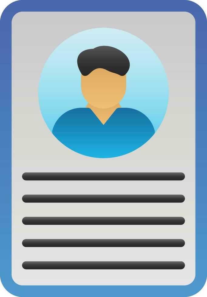 Profile Vector Icon Design