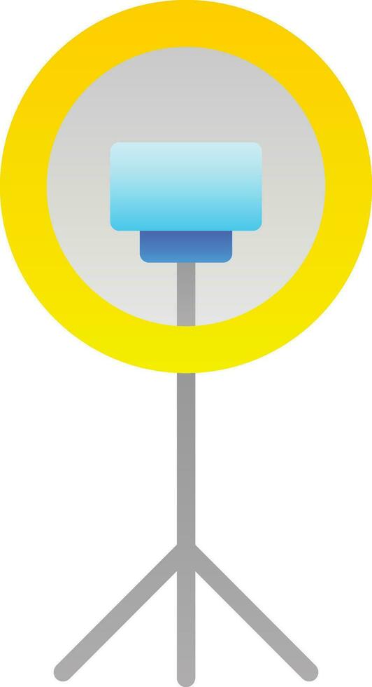 Ring light Vector Icon Design