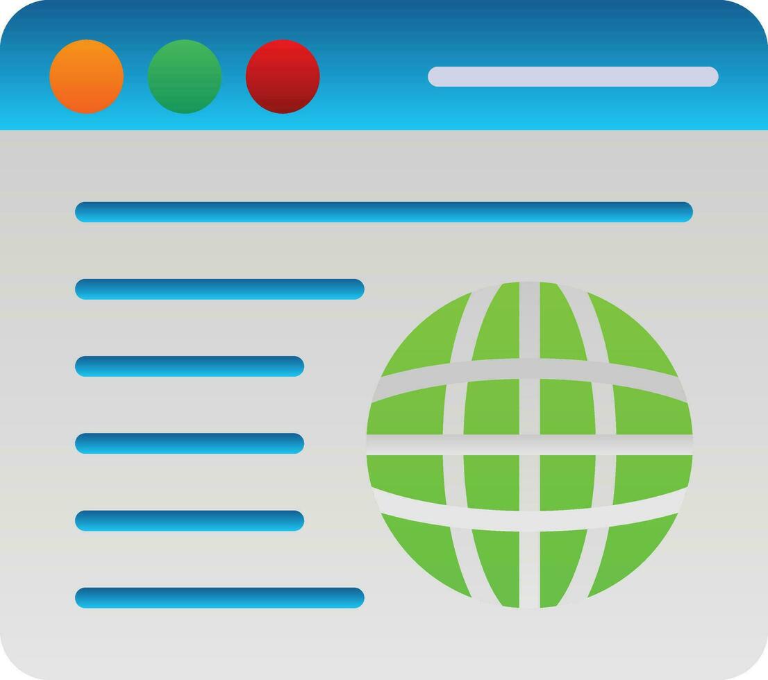 Website Vector Icon Design