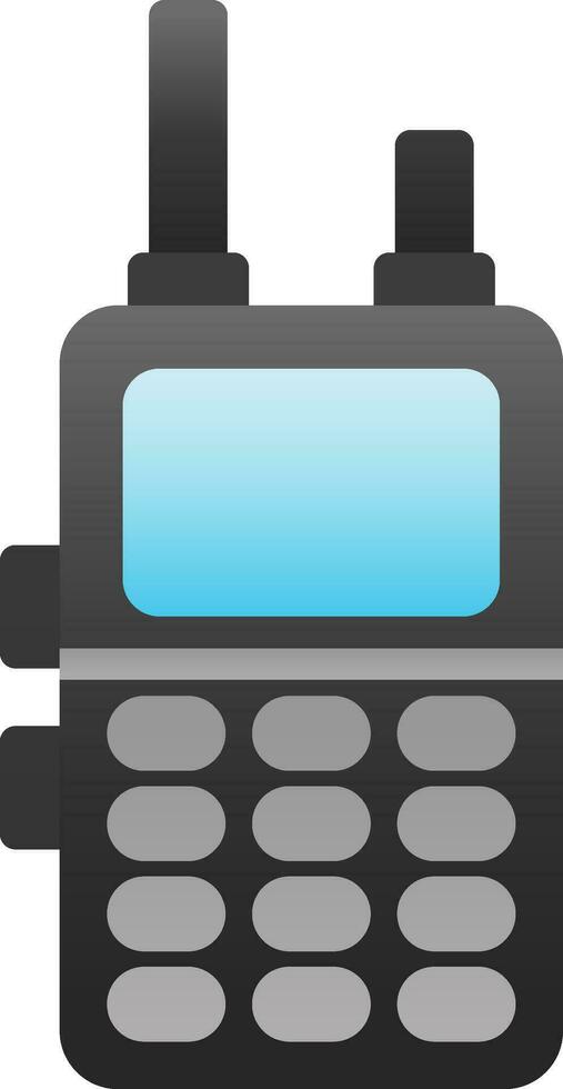 Walkie talkie Vector Icon Design
