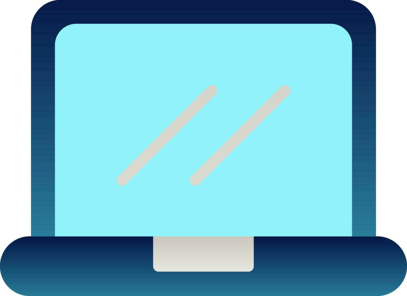 Laptop Vector Icon Design