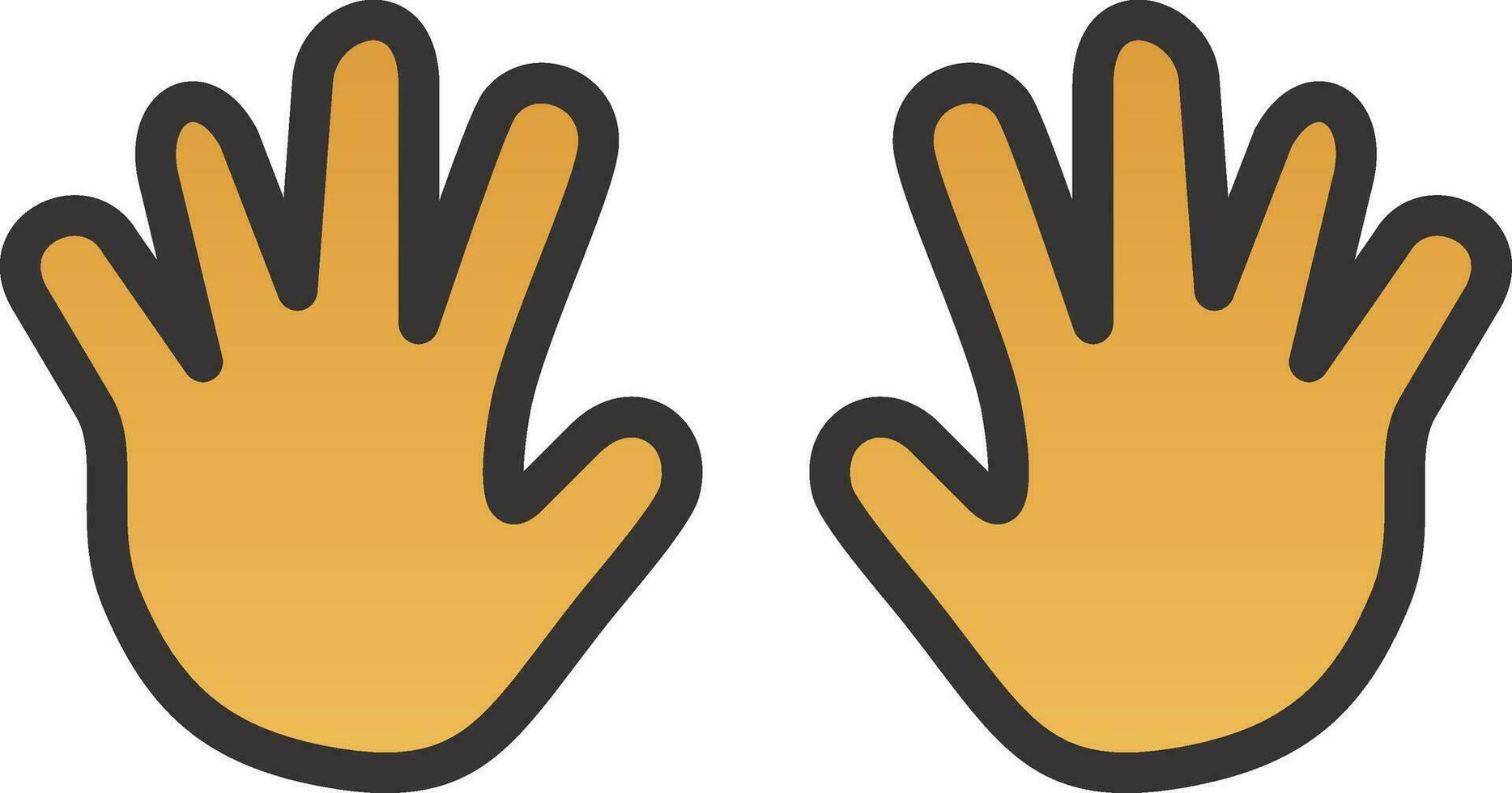 Hands Vector Icon Design