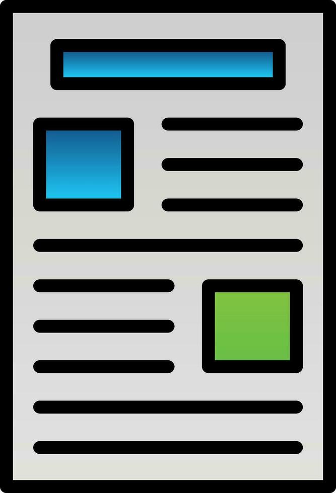 Story Vector Icon Design