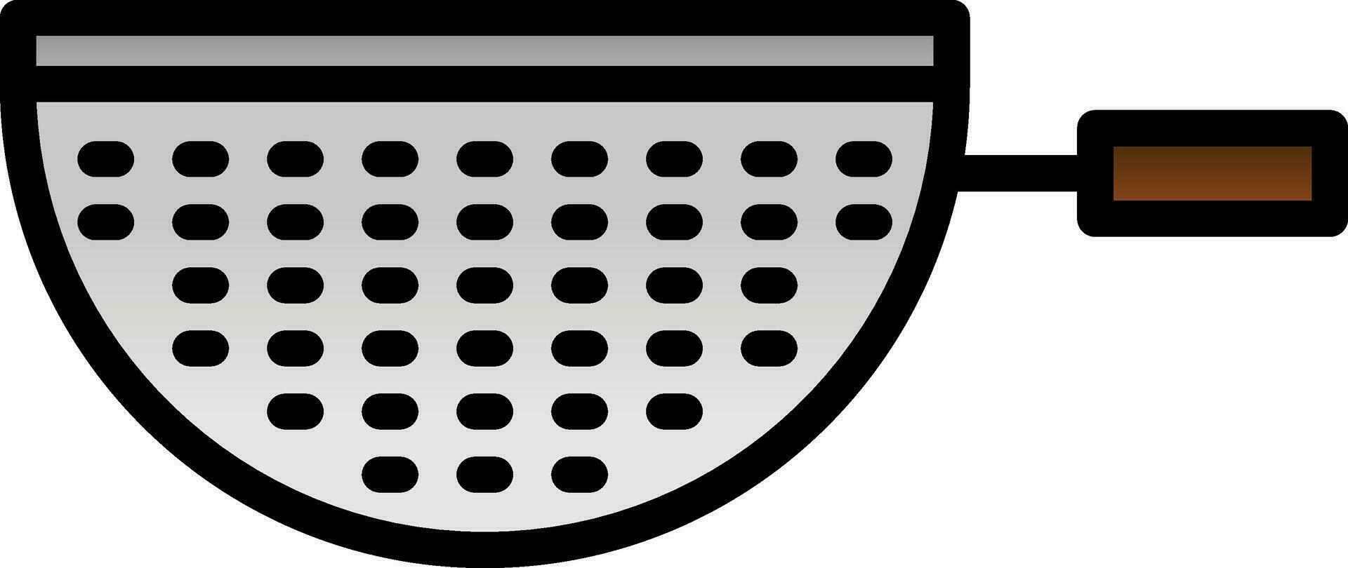 Strainer Vector Icon Design