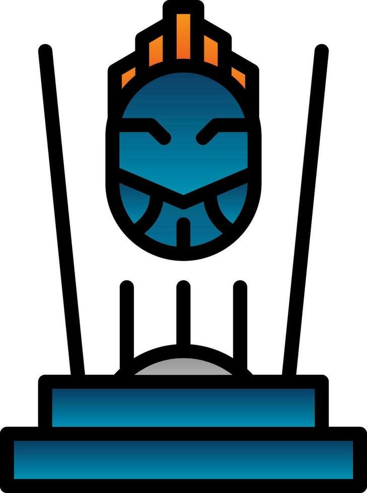 Holographic Vector Icon Design