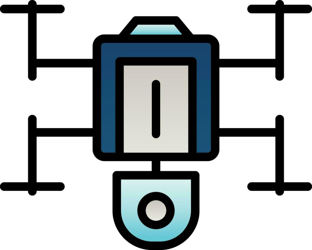 Drone Vector Icon Design