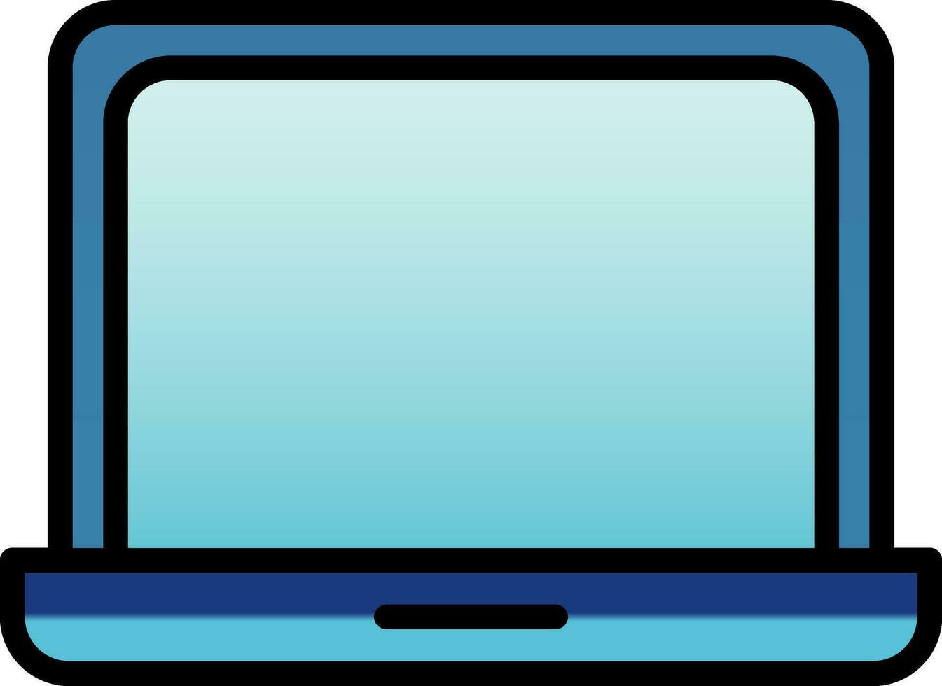 Laptop Vector Icon Design