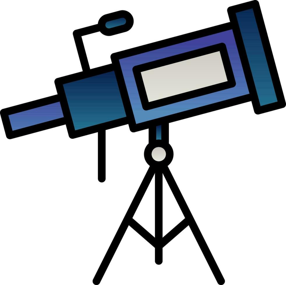 Telescopic Vector Icon Design