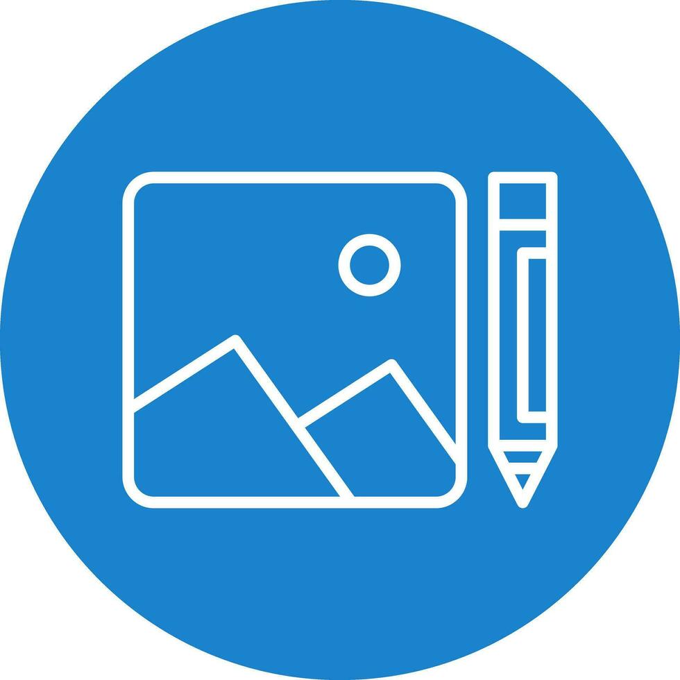 Edit image Vector Icon Design