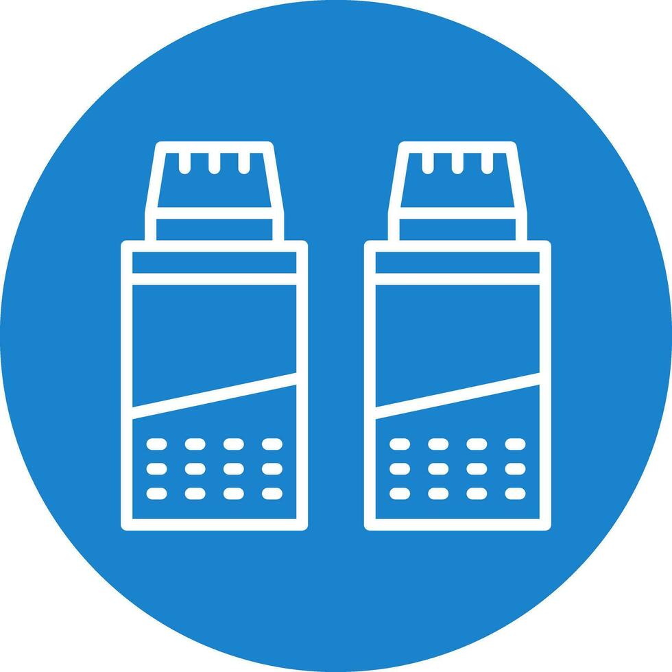 Salt and pepper Vector Icon Design