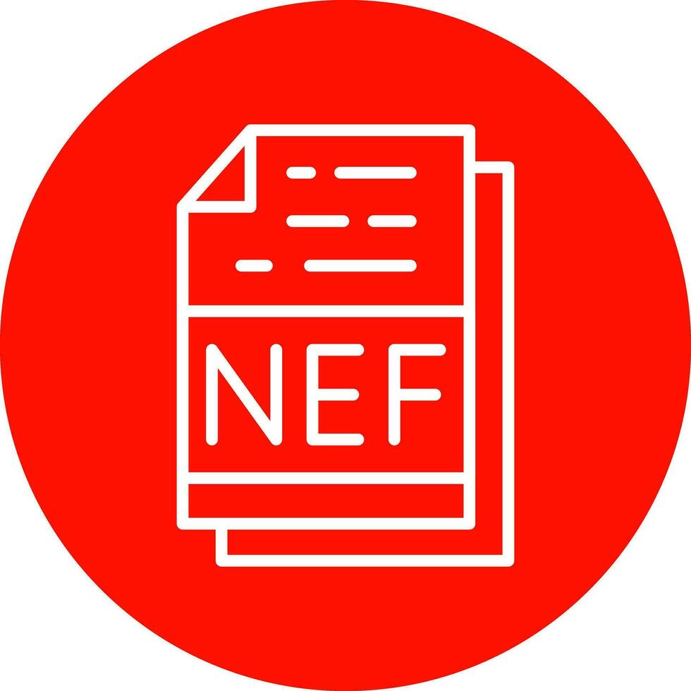 nef vector icono diseño