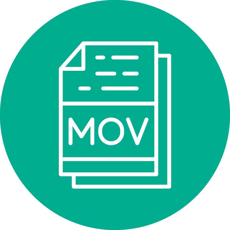 mov archivo formato vector icono diseño