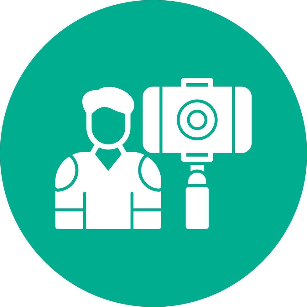 Vlogger Vector Icon Design