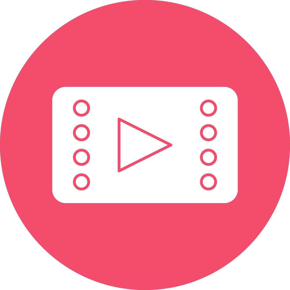 Video player Vector Icon Design