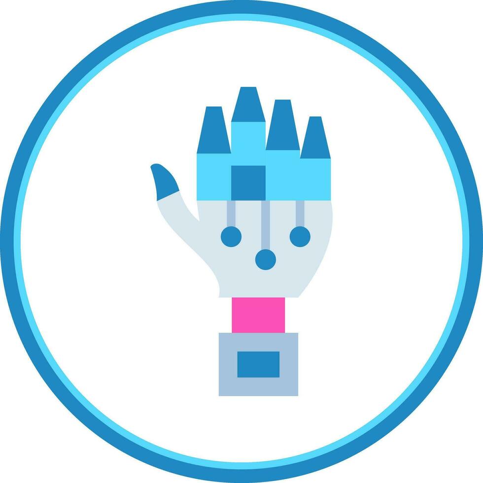 Robot hand Vector Icon Design
