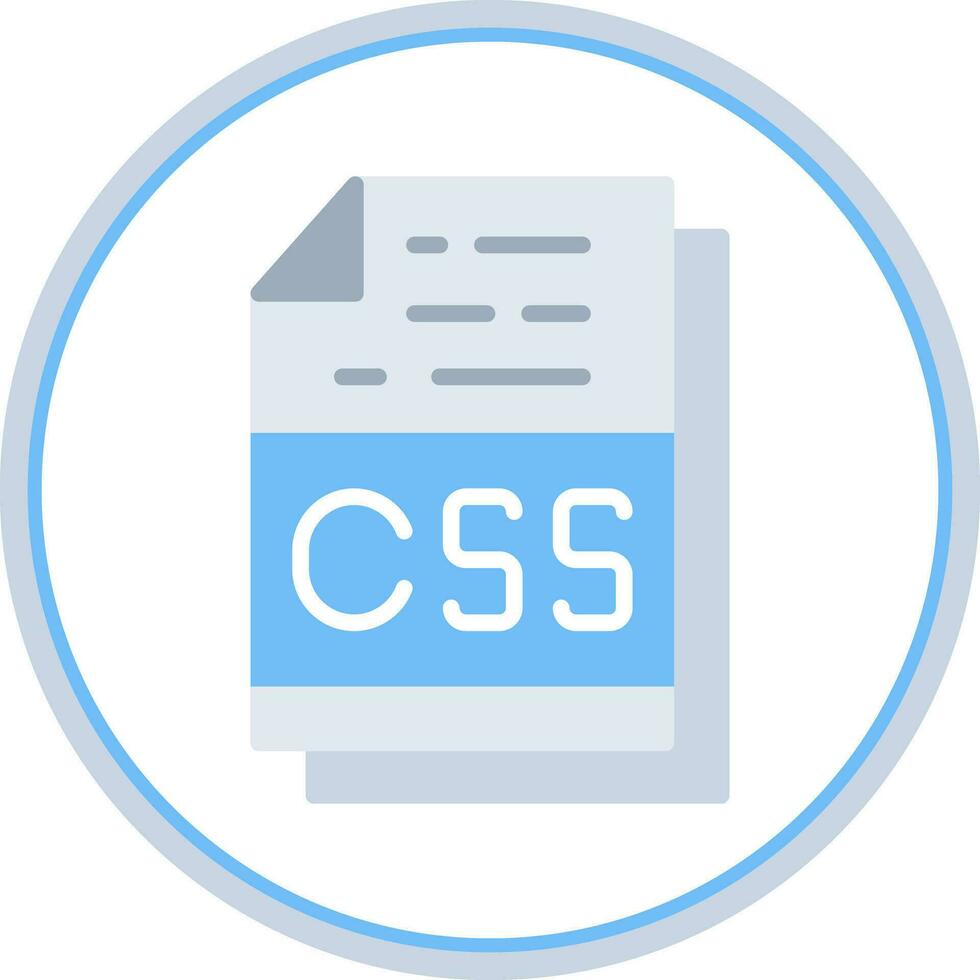 Css File Format Vector Icon Design