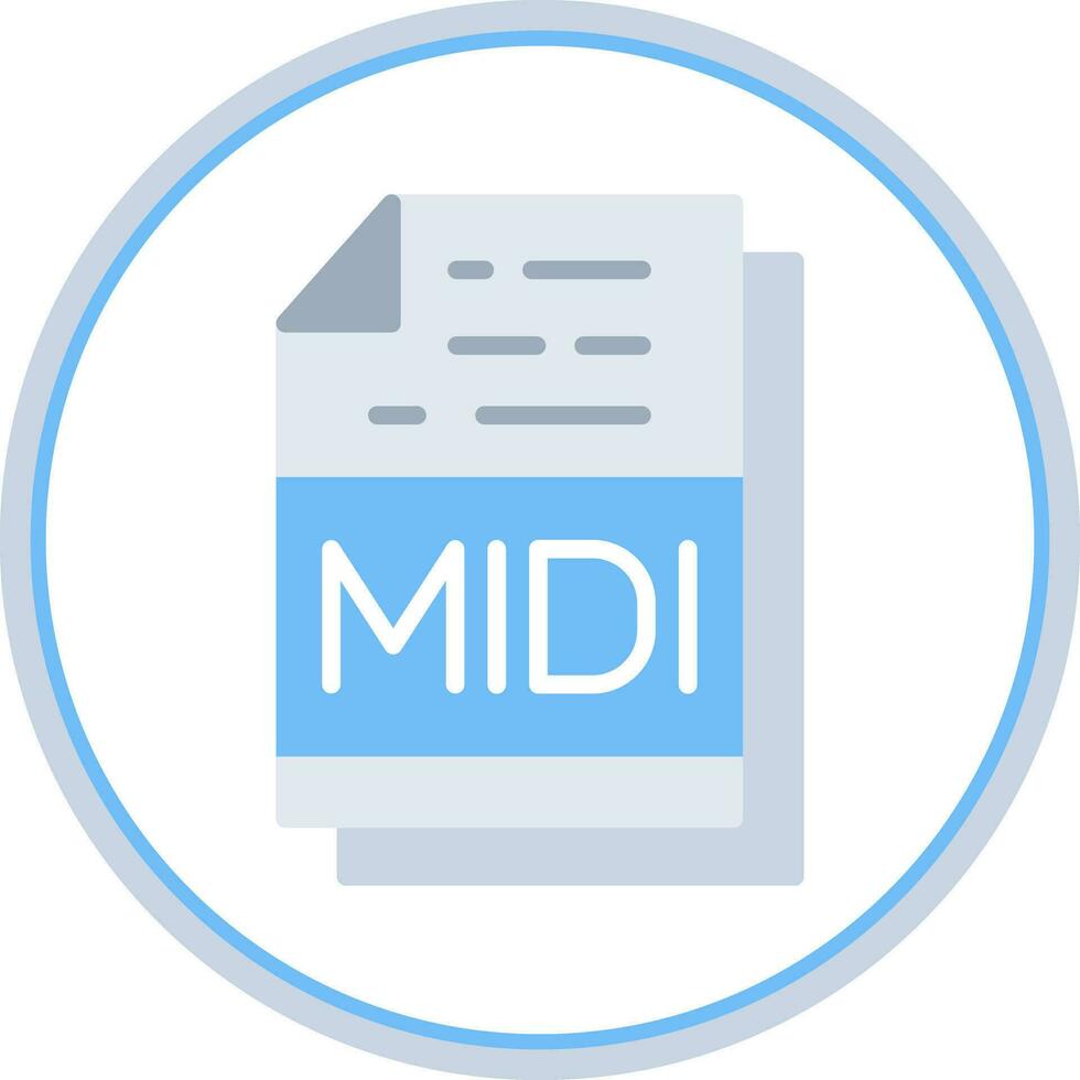 Midi Vector Icon Design